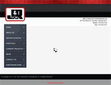Tablet Screenshot of jandrconstructioninc.com